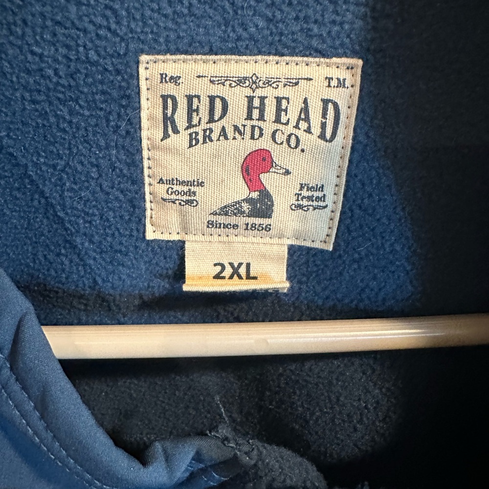 Red Head Blue Jacket 2XL